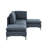 Linen Upholstered Modular Sectional With Metal Legs-201946789