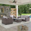 Tymere 4 - Person Patio Conversation Sets with Cushions