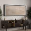 Grande impression sur toile encadrée, reproduction abstraite neutre pour décor minimaliste moderne-118733531-118733530