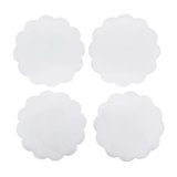 Pink Scallop Acrylic Coaster Set of 4 (3mm)