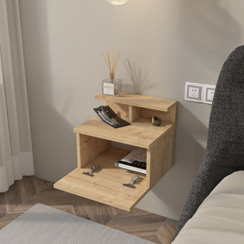 Ronassi Bedside Table, Oak