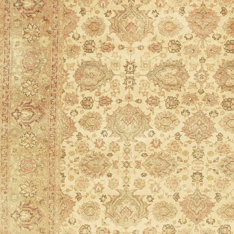 Wool Oriental Indoor Rug, Rectangle 6' x 9'