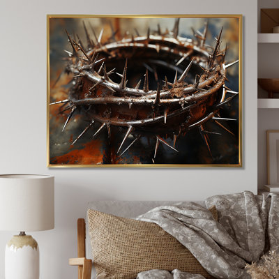 Couronne d'épines, «Christianity I», art mural sur toile