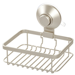 Hot Bathroom Removable Shower Caddy Soap Organizer Chrome Shelf Pole  Storage Holder Without Punching