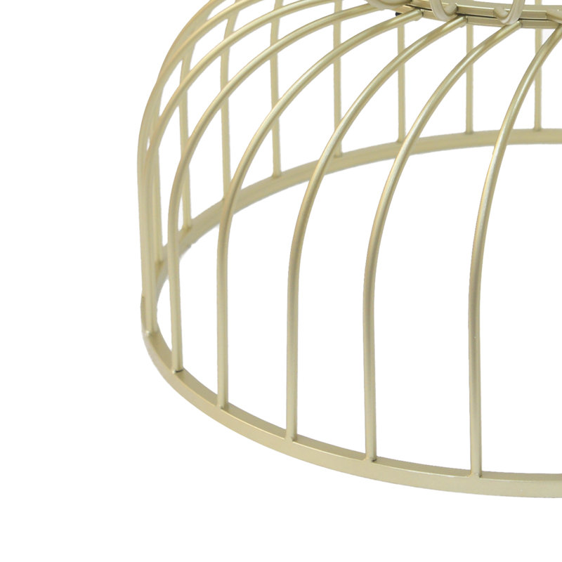 Round Metal Hollow Side Table Set
