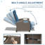 Fauteuil inclinable d'extérieur, fauteuil inclinable avec osier tissé à la main-35213894-35213895