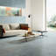 Tablette en métal X 47 po Carreau de porcelaine pour plancher et mur-132287328