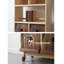 Petite bibliothèque en bois massif de style américain