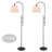 Peguero 66'' Arched Floor Lamp Set-2004198579