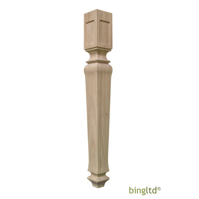 Unfinished Dining Table Leg