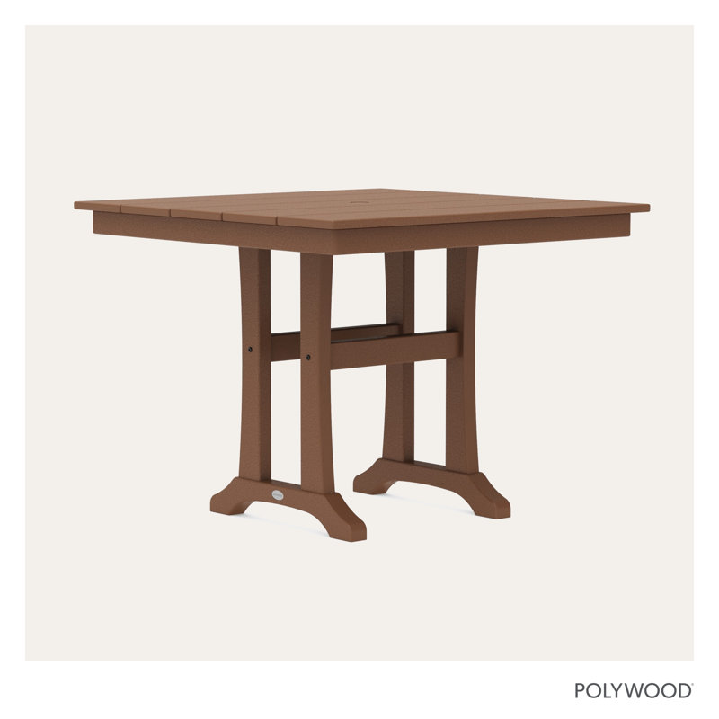 Farmhouse Trestle Dining Table, Teak