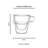 JoyJolt Stoiva Stackable Double Wall Espresso Glasses, 5oz.