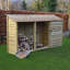 11 Ft. x 3 Ft. Log & Tool Store - Triple Bay Multi Storage Unit-36319741
