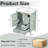 Modern 24" Single Bathroom Vanity With Ceramic Sink-604188238