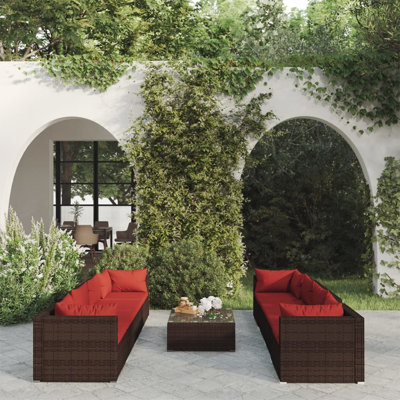 9 Piece Lounge Sofa Seating Group