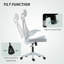 Chaise de bureau ergonomique, chaise de bureau avec appui-tête réglable, gris-60783834-60783837