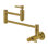 Kingston Brass Concord Two-Handle 1-Hole Wall Mount Pot Filler Faucet