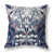 Motif floral bleu / blanc