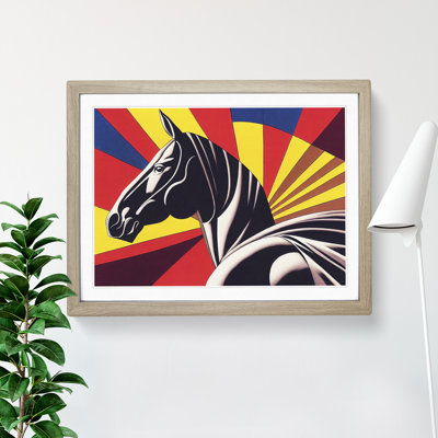 Abstract Art Horse - Single Picture Frame Print