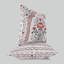 Mughal Splendor Intérieur/Extérieur 16x16-137486093-137486095