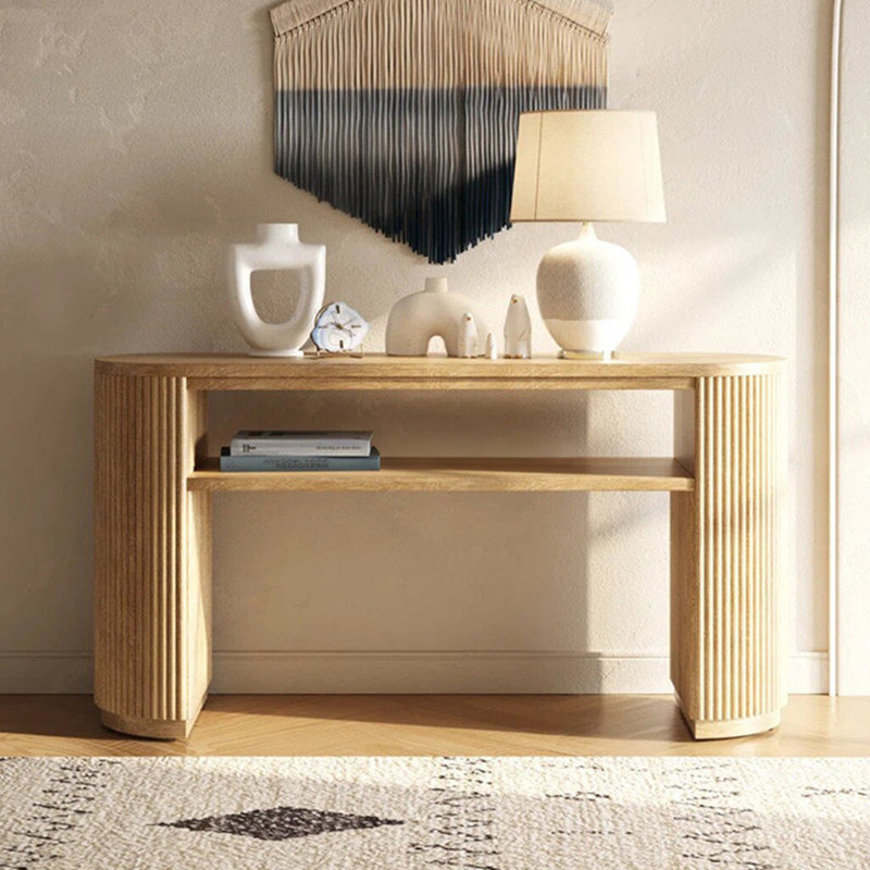 Console simple de style américain, H 30,7 po x l 63 po x P 17,7 po