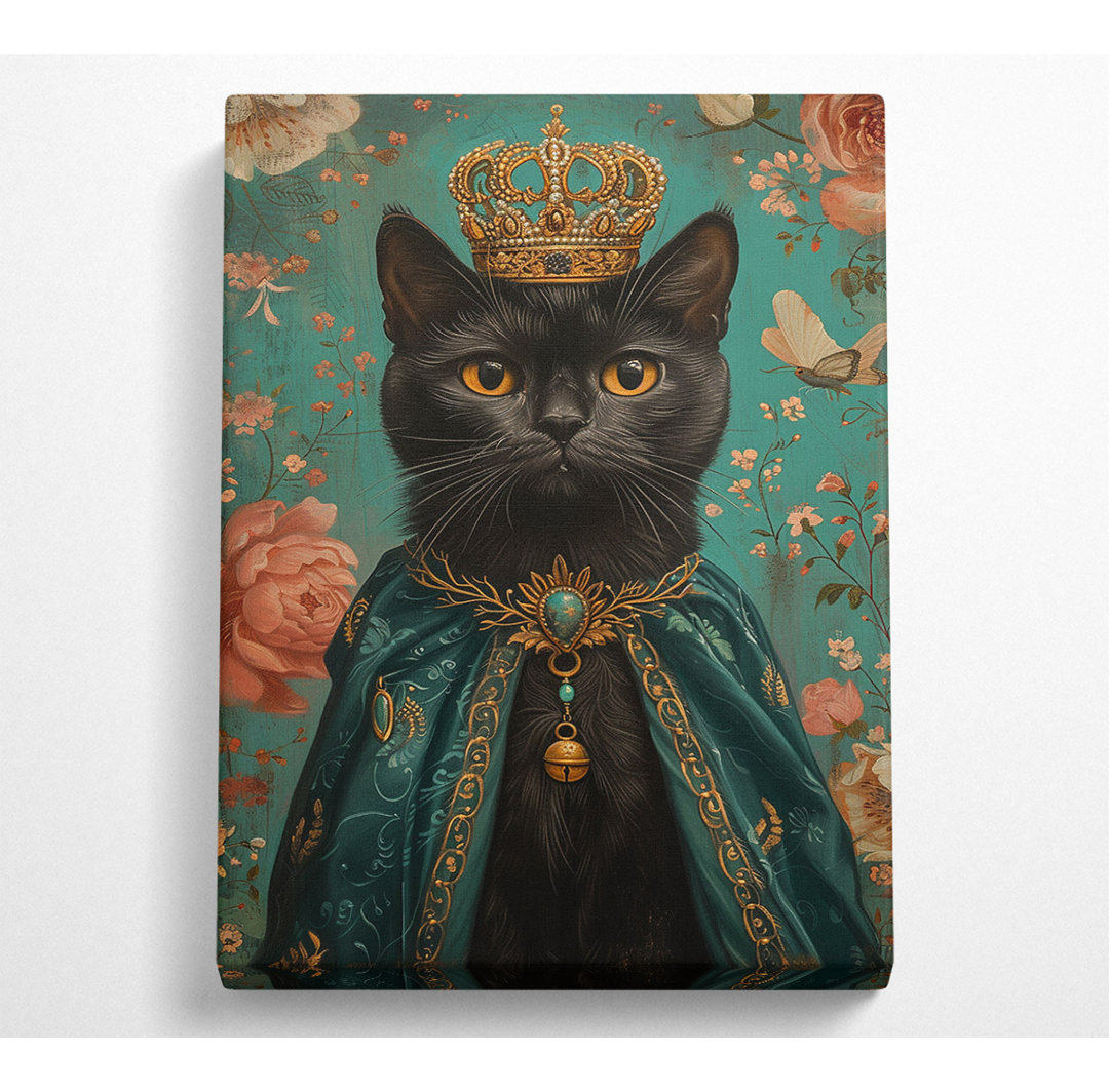 Cat Royal - Kunstdrucke ohne Rahmen auf Leinwand