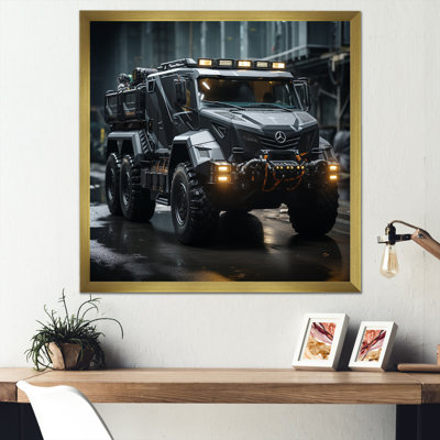 " Au Noir Us Military Truck "