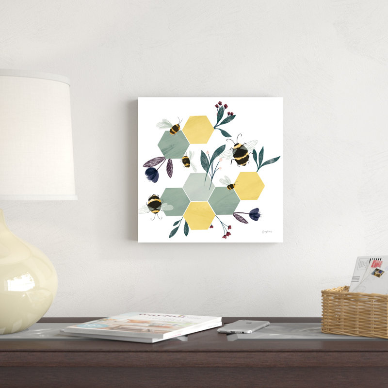 Abeilles IV, H 12 po x l 12 po x P 1,25 po