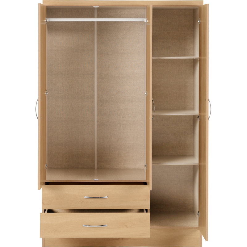 Cascio 3 Door Wardrobe, Sonoma Oak Effect