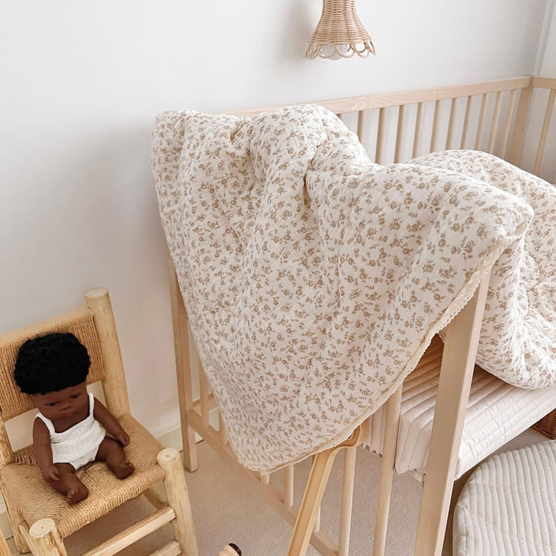 Cute Pattern 2-Layer Muslin Cotton Quilt/Blanket