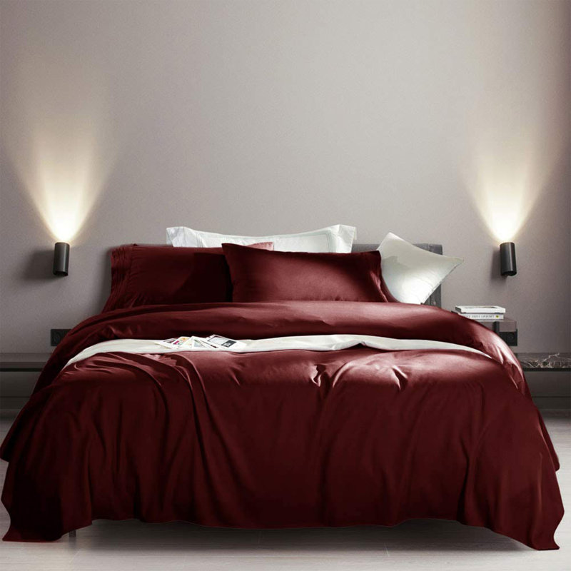 Microfiber 6 Pieces Bed Sheet Sets, Navy Blue, California King Sheet Set with 3 Additional Pieces