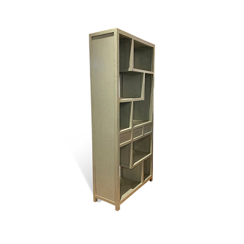 SYM-Ming Bookcase-Pale Olive, Pale Olive