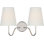 Lyndsie 11" Double Sconce with Linen Shades