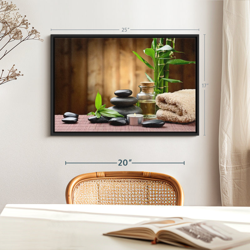 «Spa Design», reproduction sur toile, H 17 po x l 25 po