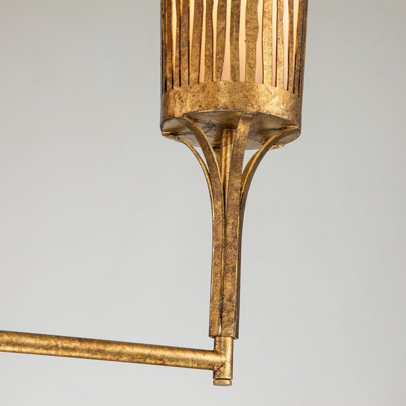 Sawgrass 3 - Light Unique Classic Chandelier, Gold Leaf