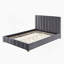 Lit double gris foncé-46505207