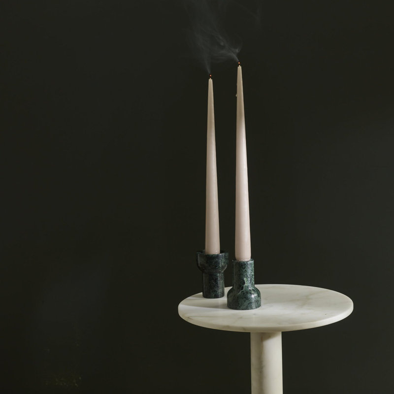 Tealight And Taper Candle Holder, Forest Green