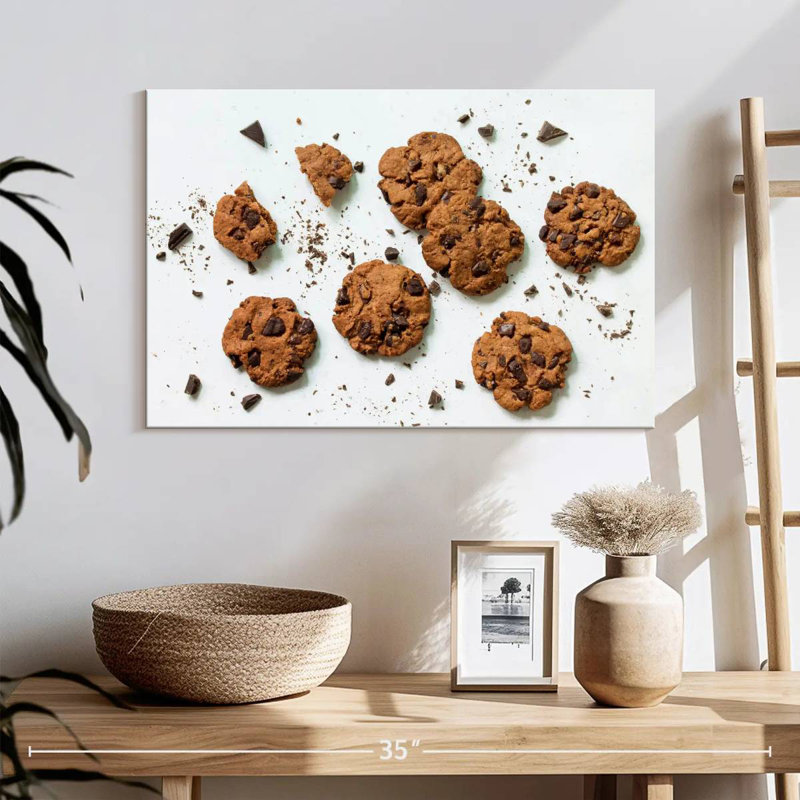 Biscuits aux morceaux de chocolat Yarlin, H 16 po x l 24 po