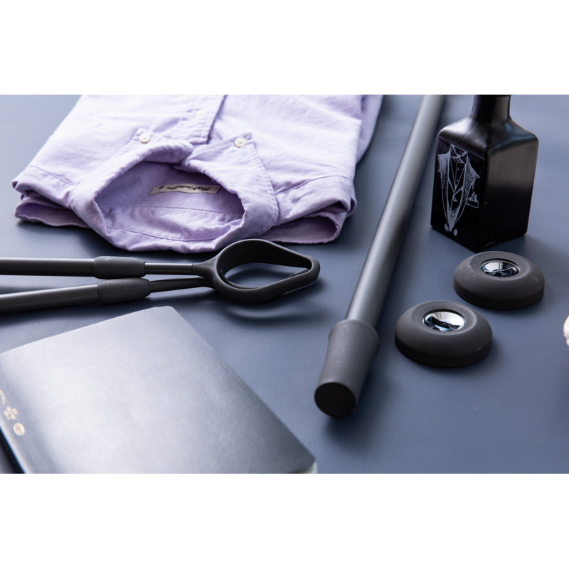 Ceiling-Mounted Drying Rack Charcoal Grey
