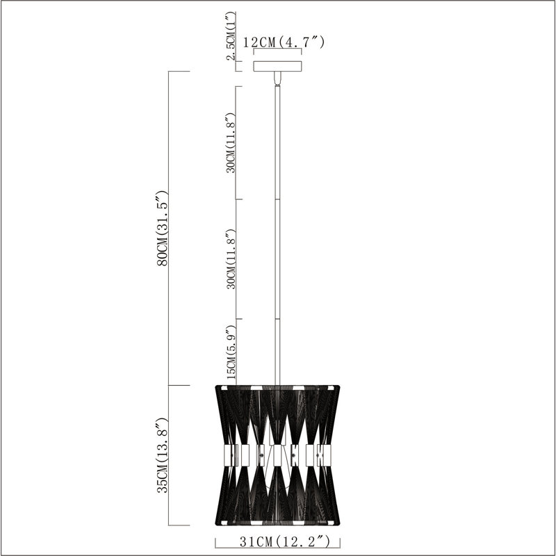 Finlan 1 - Light Lantern Pendant