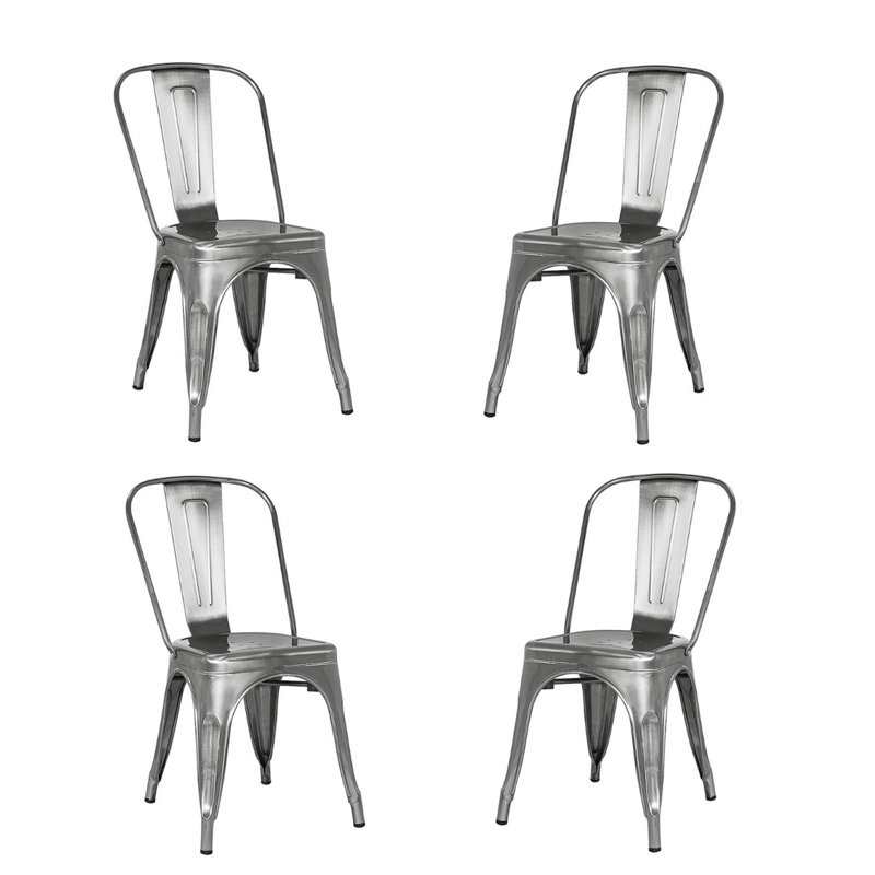 Chaise en métal