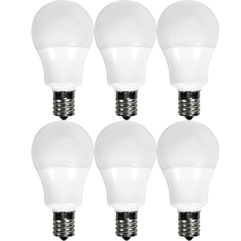 5,5 watts (équivalent à 40 watts), ampoule DEL A15 à intensité variable, culot E17 / intermédiaire, 2700 K