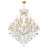 24 - Light Crystal Dimmable Tiered Chandelier