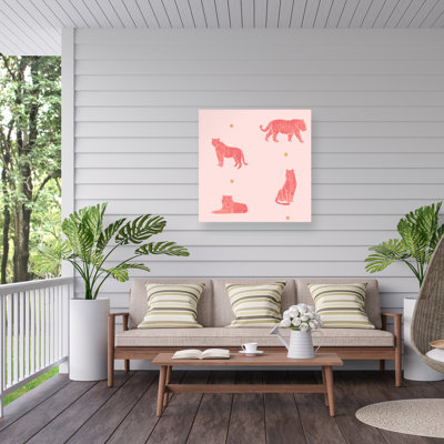 Rachel Hallquist Tiger Blender Outdoor  Canvas