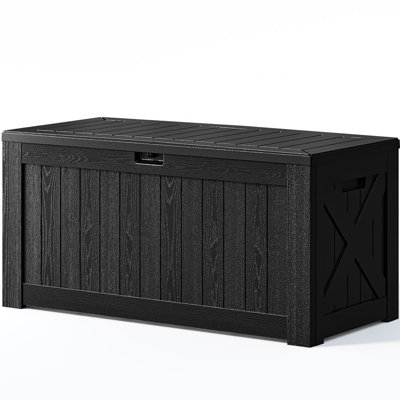 120 Gallons Water Resistant Lockable Deck Box