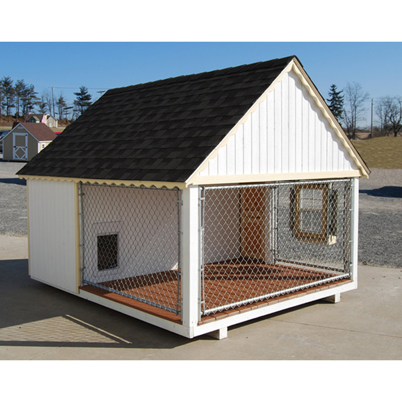 8' x 10' Cape Cod Cozy Cottage Kennel Dog House