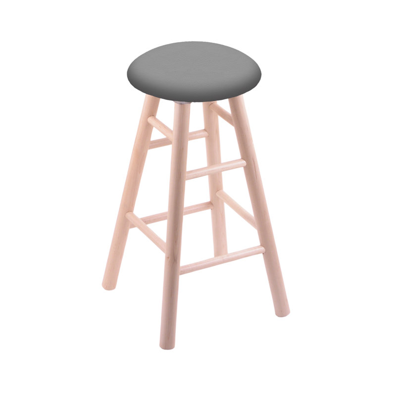 Tabouret pivotant très haut de 36 po, Chêne cerisier foncé, Gris Folkstone Canter