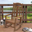 Chaises pliantes Adirondack, chaises d'extérieur toutes saisons pour terrasse de patio