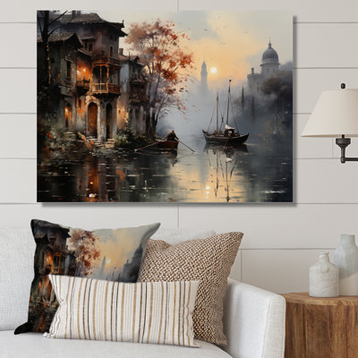 Canal Mystical Journey, atténué sur toile