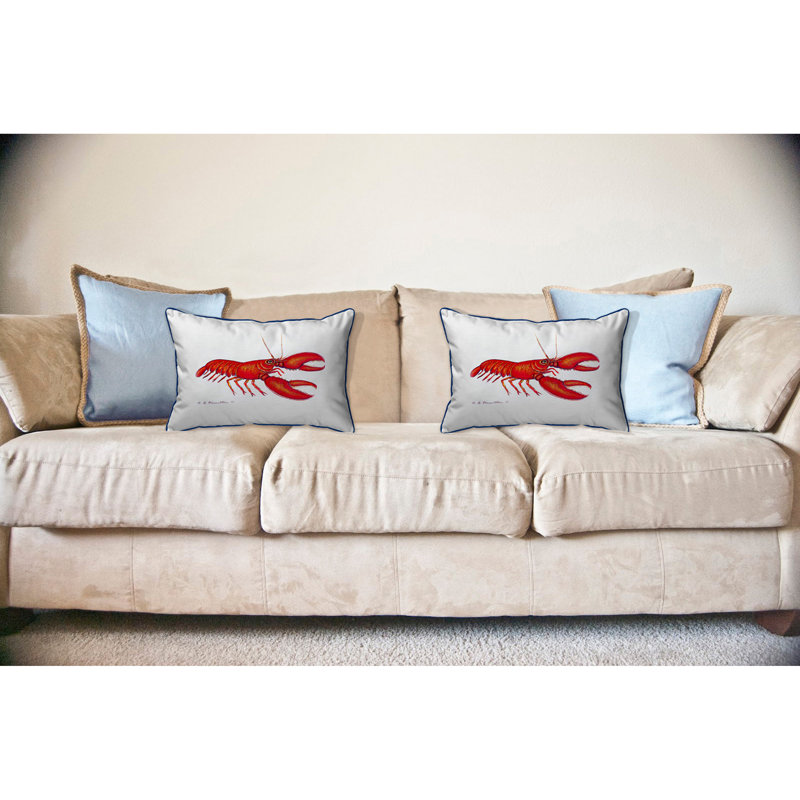 Coastal Outdoor Throw Pillow